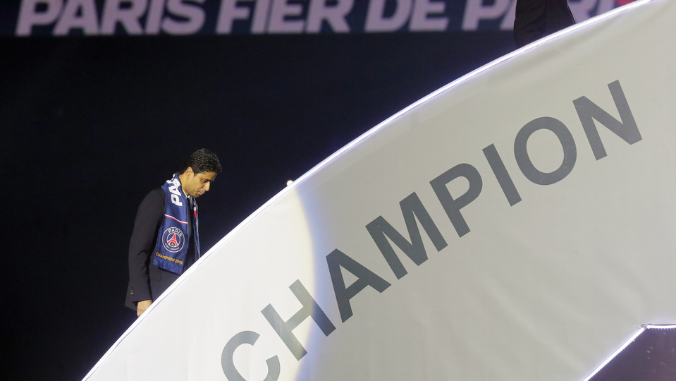 Šéf PSG a katarské televizní společnosti BeIN Media Násir Chelajfí.