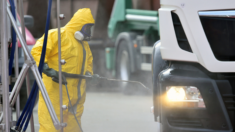 Areál drůbežárny Moras. 