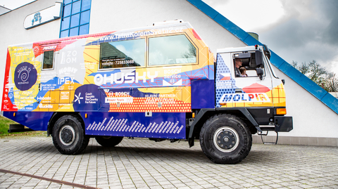 Expediční vůz projektu Tatra kolem světa 2.