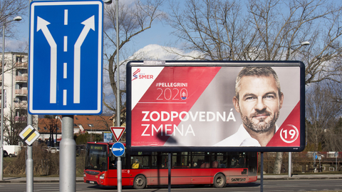 Billboard strany Směr-SD.