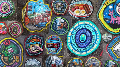 Umění ze žvýkaček.