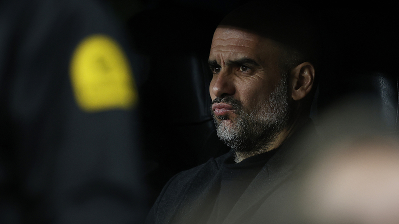 Trenér Manchesteru City Pep Guardiola. 