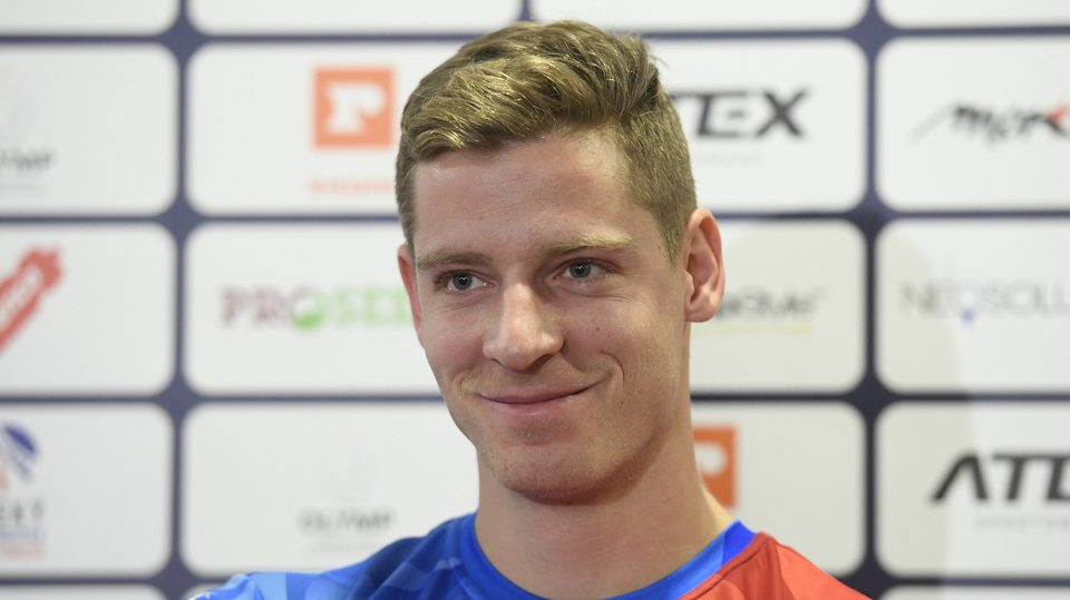 Bobista Dominik Dvořák. 