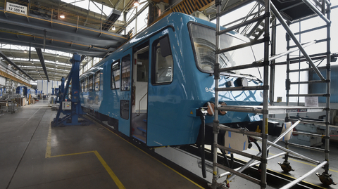 Výrobní areál Škody Vagonky v Ostravě. 