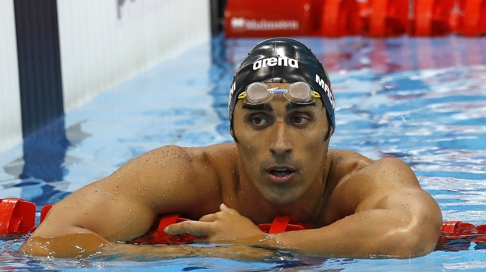 Italský plavec Filippo Magnini.