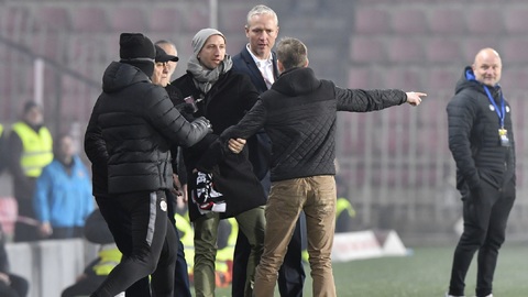 Sparta dostala pokutu za nespokojeného fanouška.