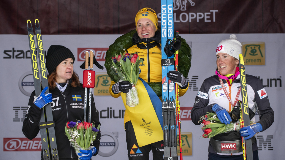 Ženské stupně vítězů na Vasově běhu.