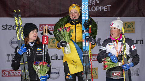 Ženské stupně vítězů na Vasově běhu.