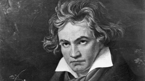 Skladatel Ludwig van Beethoven.
