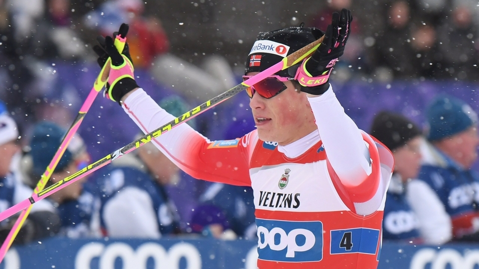 Johannes Hösflot Klaebo (na obrázku) je k nezastavení.