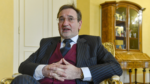 Český velvyslanec v Řecku Jakub Karfík.