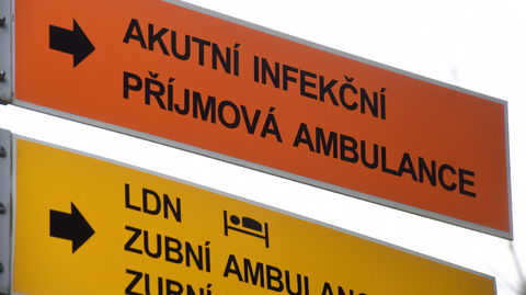 Prostějovská nemocnice.