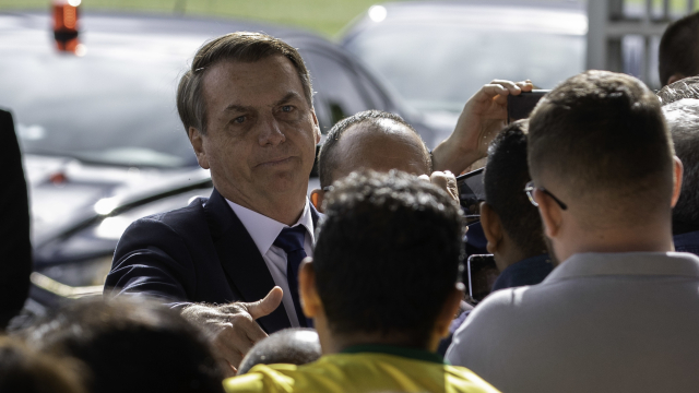 Brazilský prezident Jair Bolsonaro.