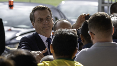 Brazilský prezident Jair Bolsonaro.