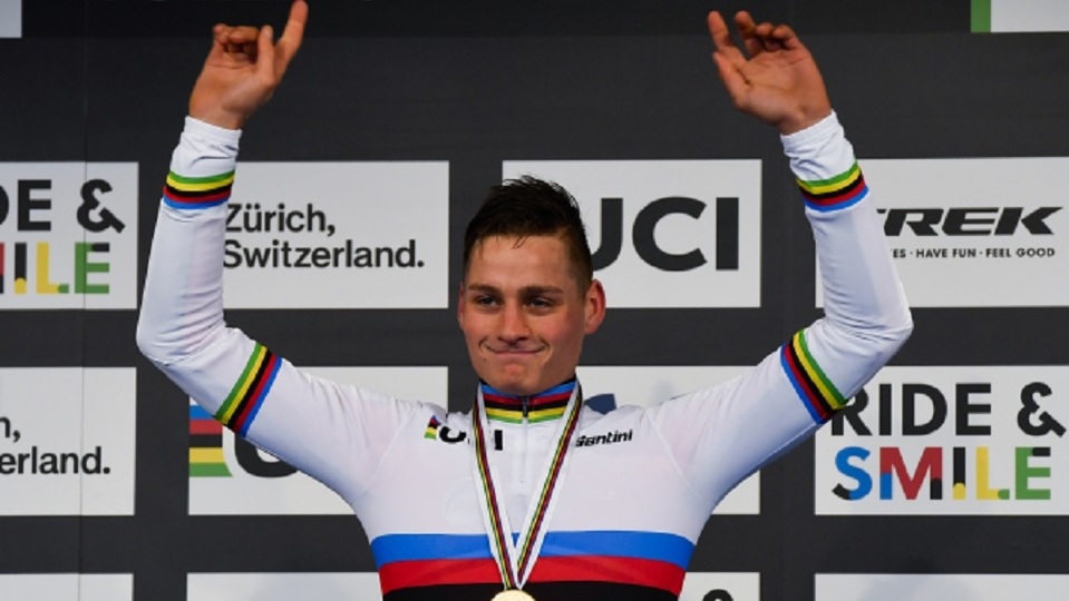 Nizozemská cyklistická hvězda Mathieu van der Poel.