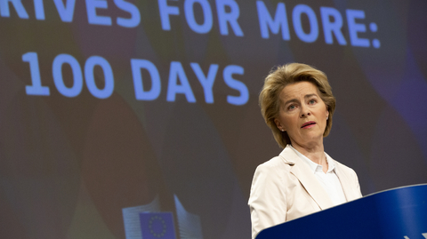 Předsedkyně Evropské komise Ursula von der Leyenová.