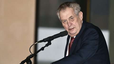 Prezident Miloš Zeman.