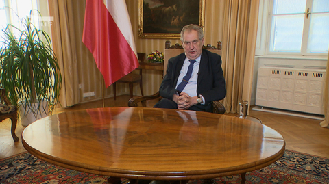 Prezident Miloš Zeman.