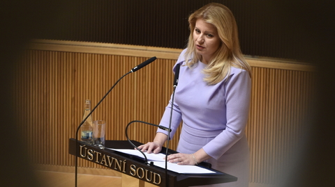 Slovenská prezidentka Zuzana Čaputová.