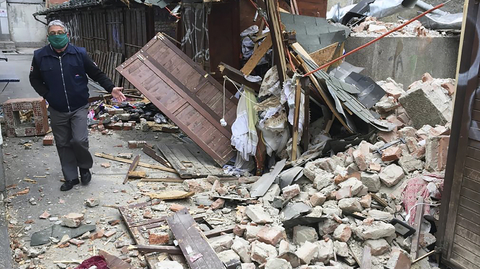 Zemětřesení v Záhřebu napáchalo škody.