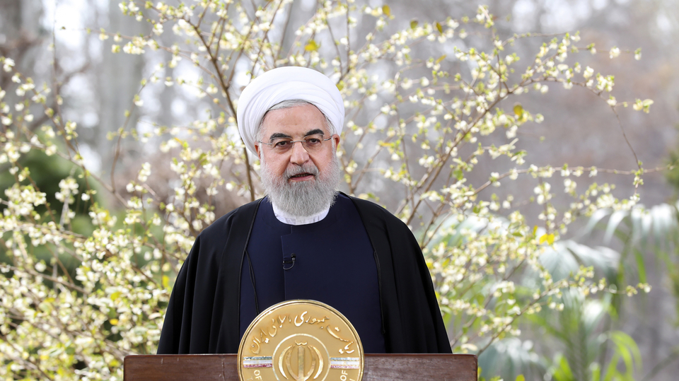 Íránský prezident Hasan Rúhání.