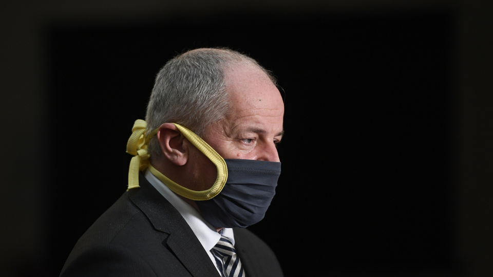 Šéf krizového štábu a náměstek ministra zdravotnictví Roman Prymula .