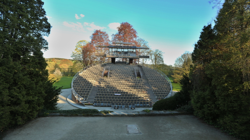 Otáčivé hlediště Český Krumlov.