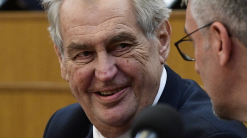Prezident Miloš Zeman.