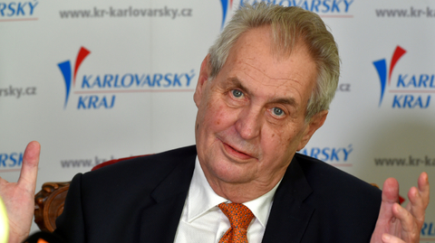 Prezident Miloš Zeman.
