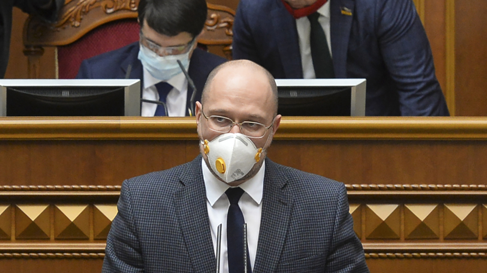 Ukrajinský premiér Denys Šmyhal.