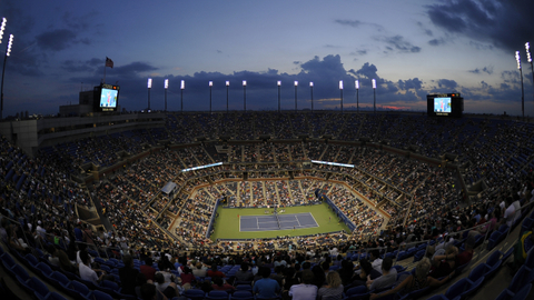 Jeden z kurtů areálu US Open.