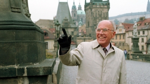 Arthur Hailey v Praze.