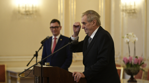 Prezident Miloš Zeman.