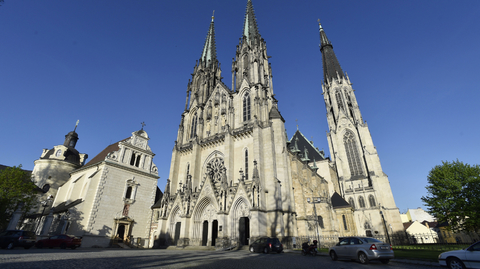 Katedrála sv. Václava v Olomouci.