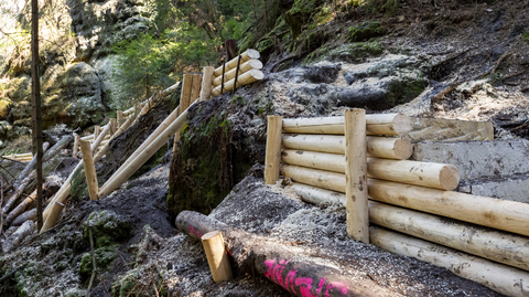 Připravuje se nová cesta přes Kyjovský hrádek.