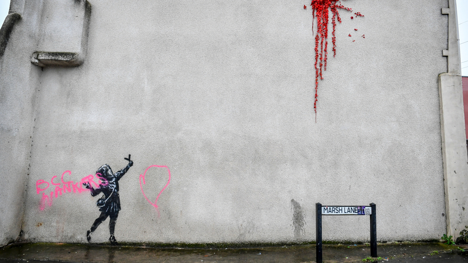 Dílo od Banksyho.