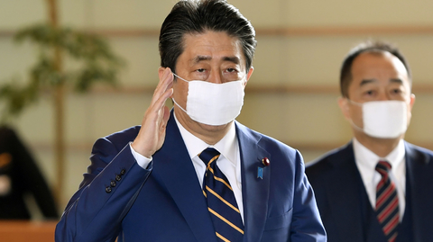 Japonský premiér Šinzó Abe.