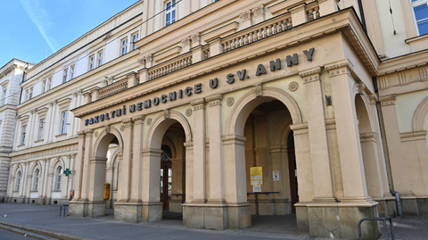 Fakultní nemocnice u sv. Anny v Brně.