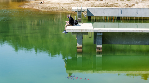Senecký rybník hlásí málo vody.