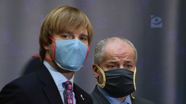 Roman Prymula a Adam Vojtěch.