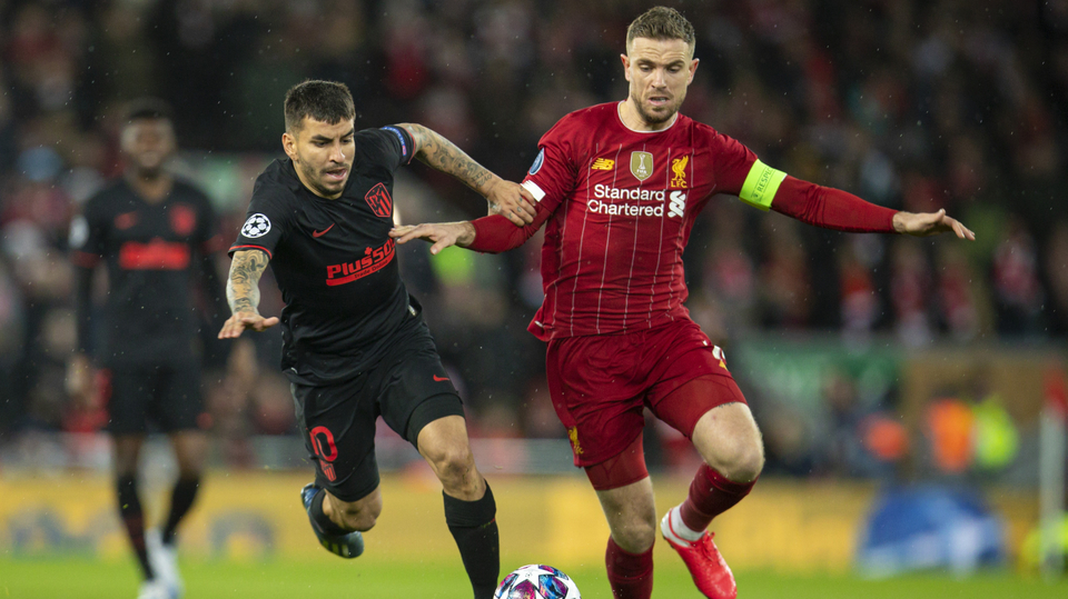 Fotografie z utkání Liverpoolu proti Atléticu Madrid.