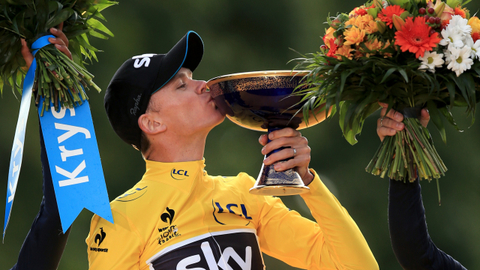 Cyklista Froome.