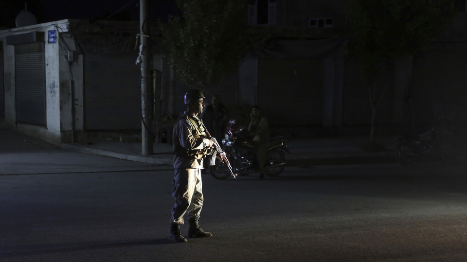 Afghánský policista.