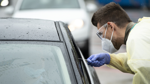 Testování na covid-19. 