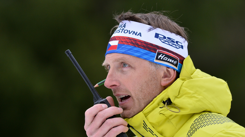 Biatlonový trenér Ondřej Rybář.