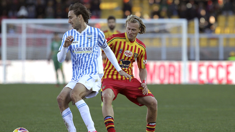 Antonín Barák (vpravo) v zápase proti Spalu.