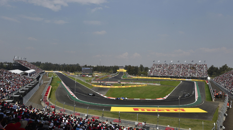 Okruh pro formule 1 v Mexiku.