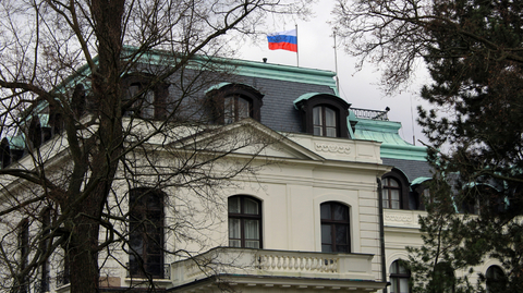 Budova velvyslanectví Ruské federace v ČR.
