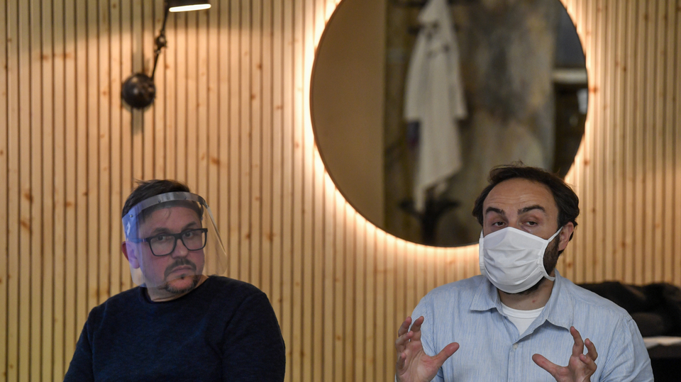 Ředitel Daniel Přibyl (vpravo) a umělecký šéf Michal Dočekal.