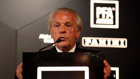Šéf anglické Asociace profesionálních fotbalistů Gordon Taylor.